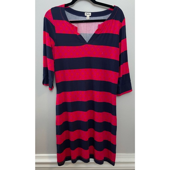 Hatley Spring Jersey Knit Knee Length Dress‎ 3/4th Sleeves Medium - Picture 1 of 4